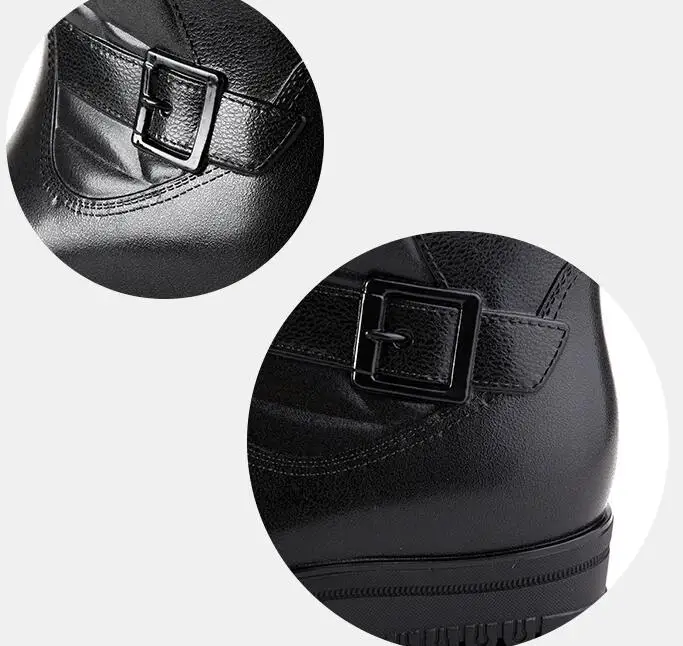 Сапоги Aleafalling мужские водонепроницаемые Классическая Кожаная обувь до середины