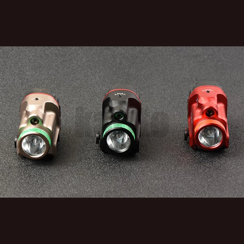 Тактический оружейный светильник зеленый лазерный прицел 6 режимов 500 люмен для