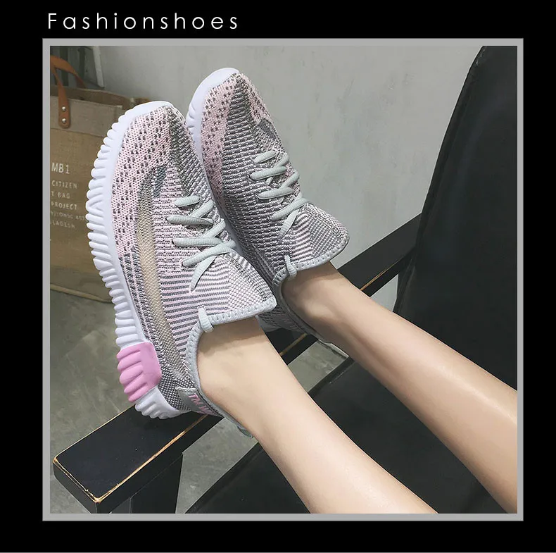 NIKEZI/семейная одежда для родителей и детей, для девочек и мальчиков, детская одежда, сетчатые вязаные Лоферы без шнуровки, кроссовки для бега Yeezys Air Boost