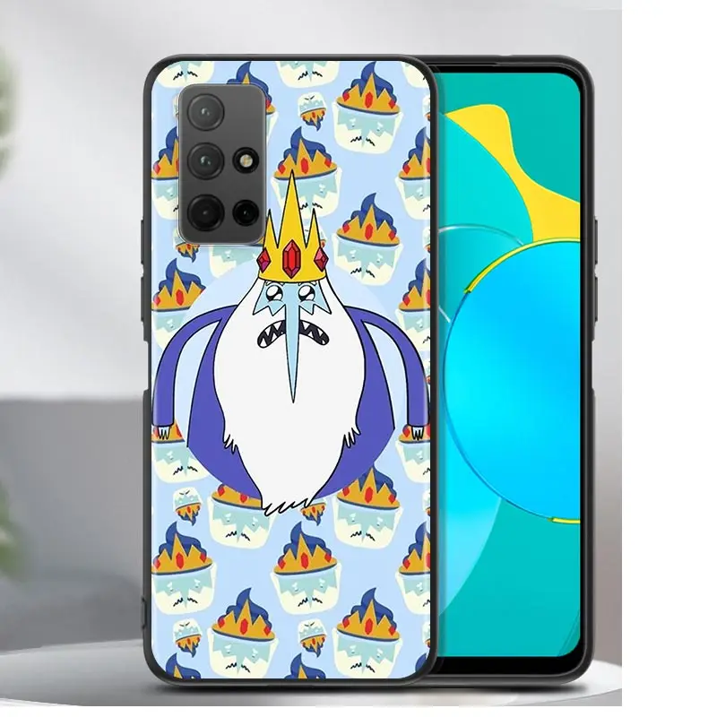 

Anime Adventure time For Huawei Honor 30 30S 30i 20 20S 20E 8S 8C 8X 8 7S 7A 7C Pro Plus Lite MAX Black Phone Case