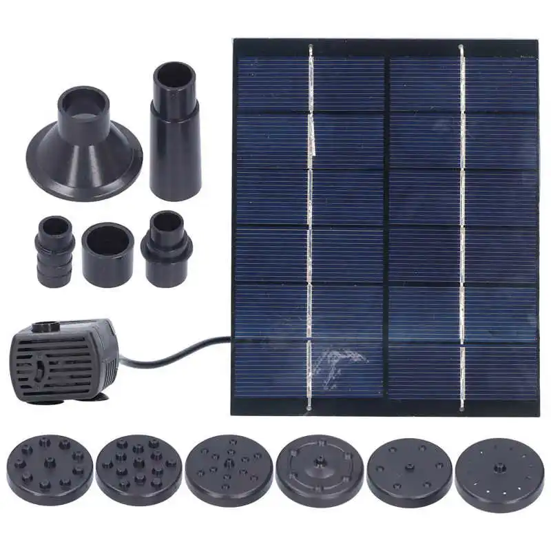 Солнечный водяной насос комплект солнечной панели 4 вида насадок
