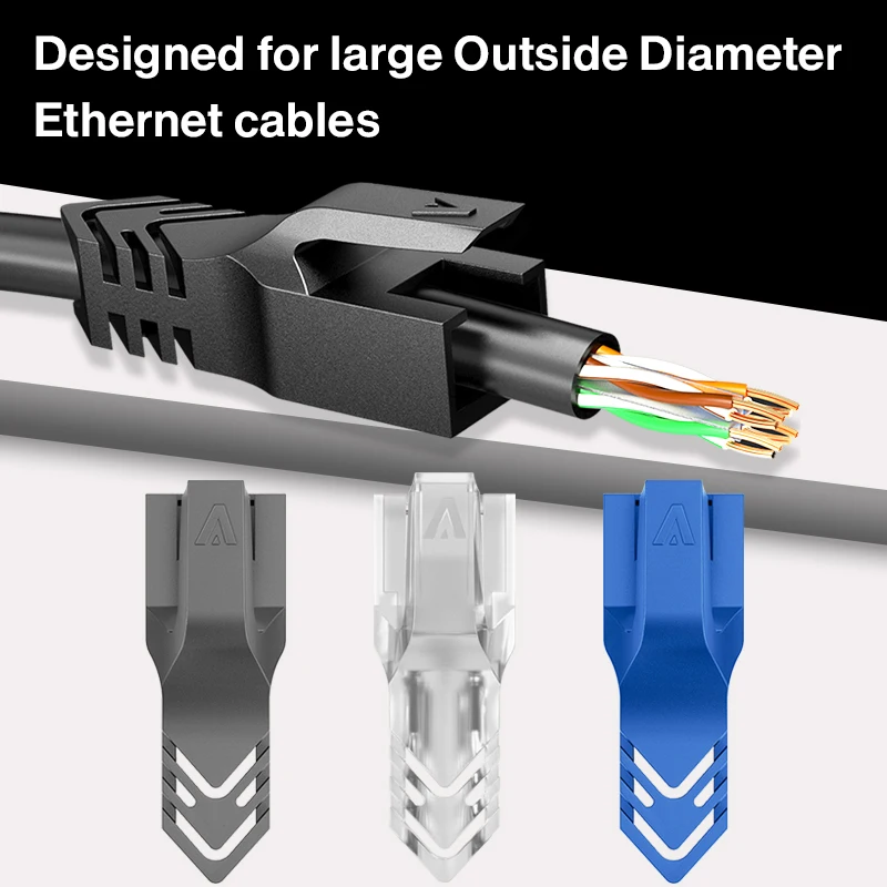 AMPCOM Ethernet сетевой кабель снятие натяжения сапоги RJ45 разъем охватывает 6 5/7 5/8 0 мм