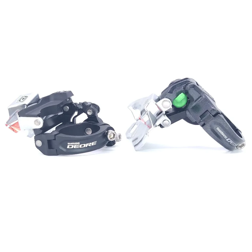 Передние Переключатели Shimano Deore FD M610 M591 детали для горного велосипеда скорости 3x10S