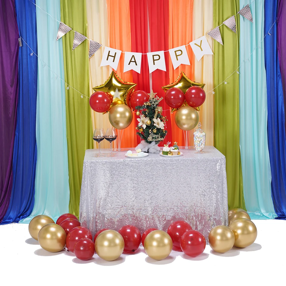 Прямоугольная скатерть с блестками 120x180 см|Скатерти| |