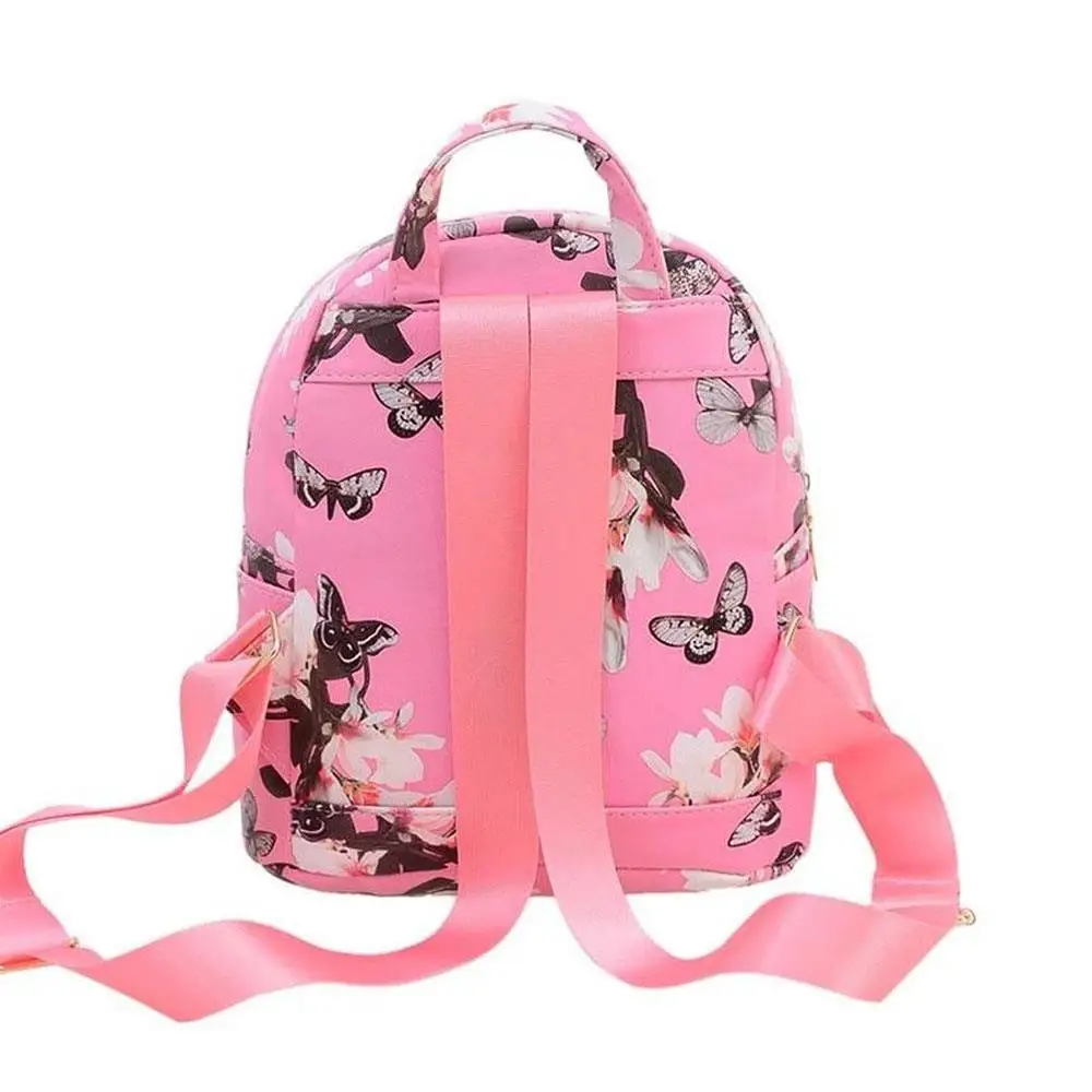 Прочный износостойкий рюкзак из искусственной кожи 3 цветов маленький школьная