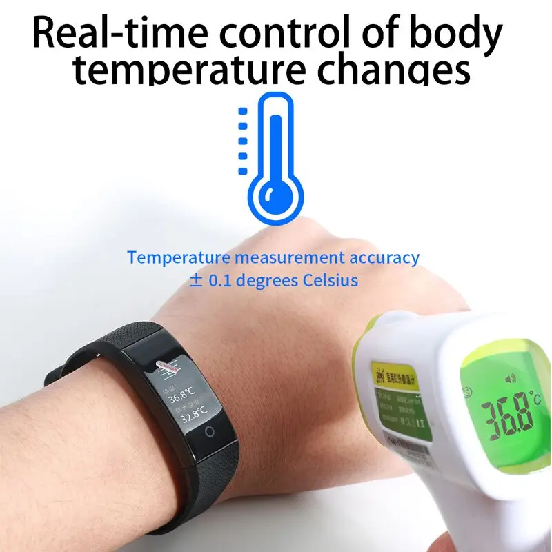 Смарт-часы LIGE с термометром пульсометром и тонометром | Электроника