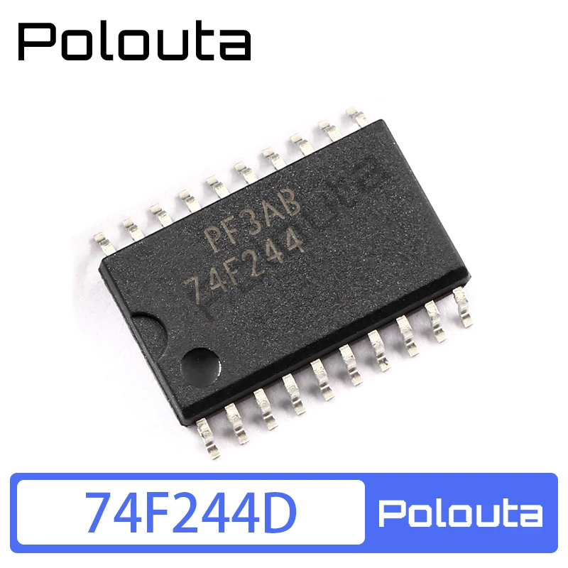 

10 Pcs/Set Polouta 74F244D 74F244DW SOP7.2 Octal Buffer/Line Driver Chips Integrated Circuits Arduino Nano Electronic Component