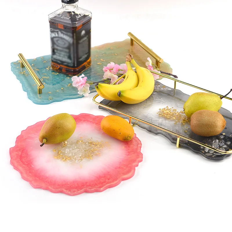 

Large Rectangle Epoxy Resin Molds Resin Tray Mold Kit Silicone Tray Coaster Molds for Epoxy Resin Casting Decor Board Cup Mats