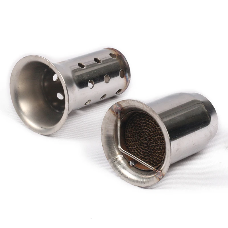 Универсальный глушитель выхлопных газов для мотоцикла 51 мм 60 впускной шума