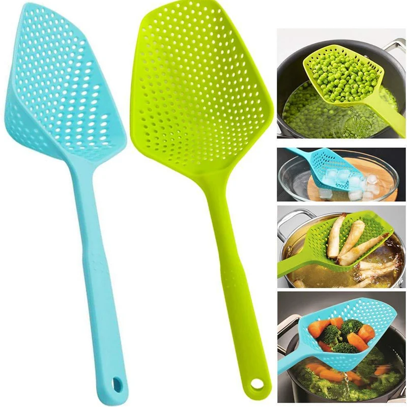 Ситечко Совок Дуршлаг нейлоновые кухонные принадлежности гаджеты Дренажные