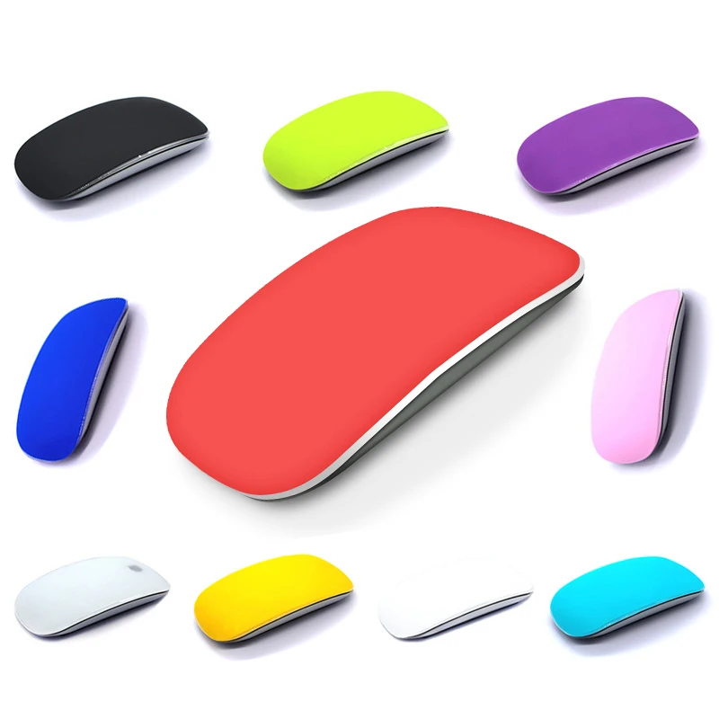 Цветной силиконовый чехол для мыши Apple Macbook Air Pro 11 12 13 15 защитная наклейка Magic Mouse