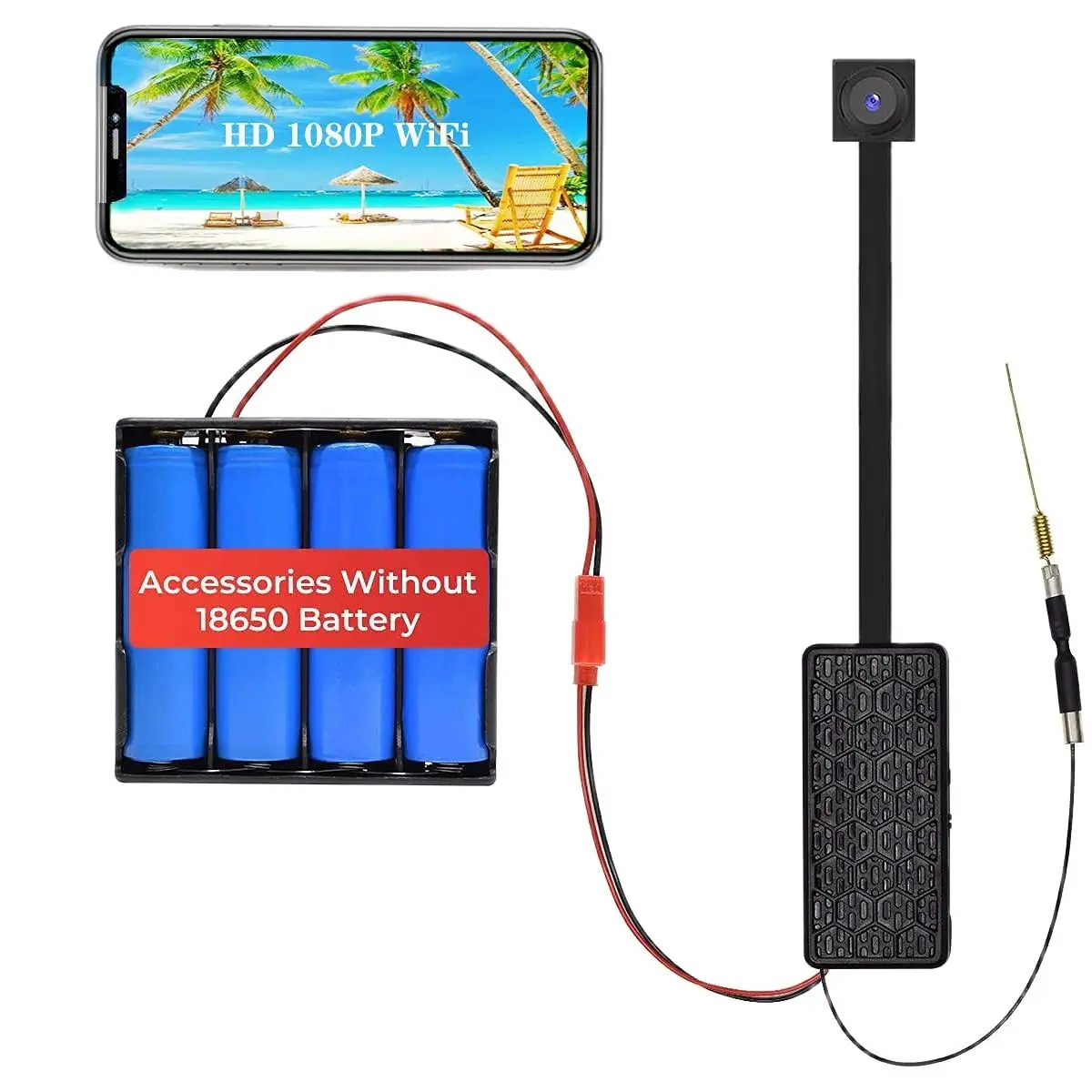 

1080P Mini Wifi Camera P2P 128G TF Card slot IR Sound Video Recording Motion Detection Security Camera