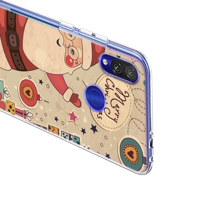 

Merry Christmas For Xiaomi Redmi 10X 9I 9C 9A 9 GO K30 Ultra K20 8A 8 7A 7 S2 6 Pro 5G Bright Soft Phone Case