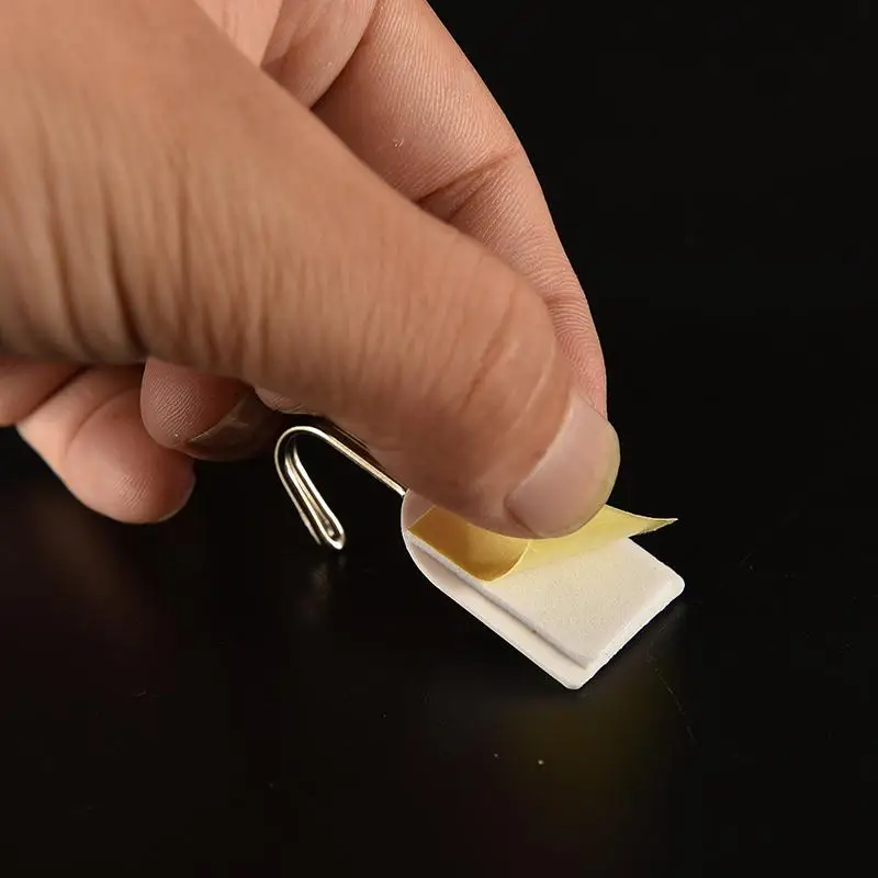 ZLinKJ 6 шт. самоклеющиеся белые настенные крючки вешалка пластиковые липкие