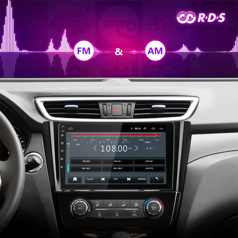 Jansite 10 &quotАвтомобильный радиоплеер для Nissan X Trail Qashqai 2013 2017 Android 8 1 мультимедиа