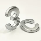 Номер дверной из серебра 3,5 пробы, 01234567895710 см, стикер с цифрами