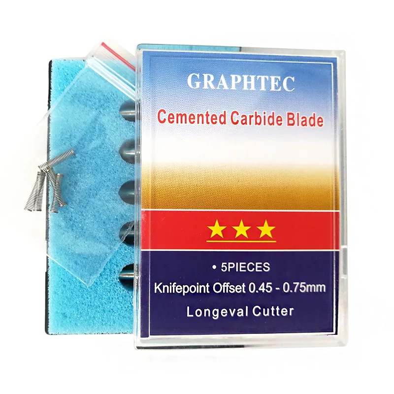 10Pcs Blades Vinyl Cutter Plotter Knife 30 Deg 45 Deg 60 Degree for Graphtec CB15 CB15U Silhouette Cameo