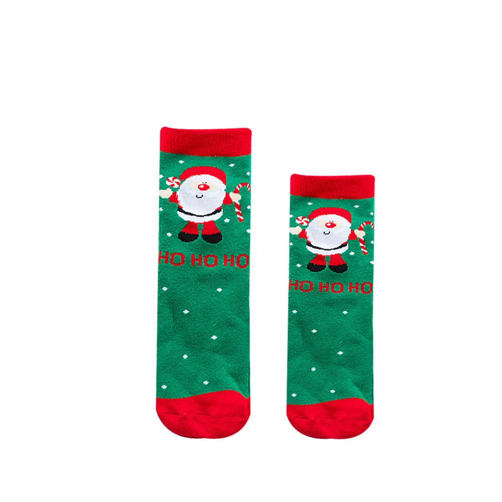 

Funny Christmas Socks Children Cute Cotton Kids Socks Girls Winter Warm Happy Sock Boys Christmas Gift Unisex Socken 5-12 Old