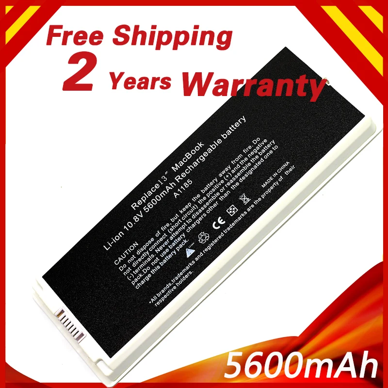 

A1185 Laptop Battery for Apple MacBook 13" A1181( 2006-2009 years ) MA561 MA566 MA566J/A MA566FE/A MA255 MA472 MA699 MA700 MA701