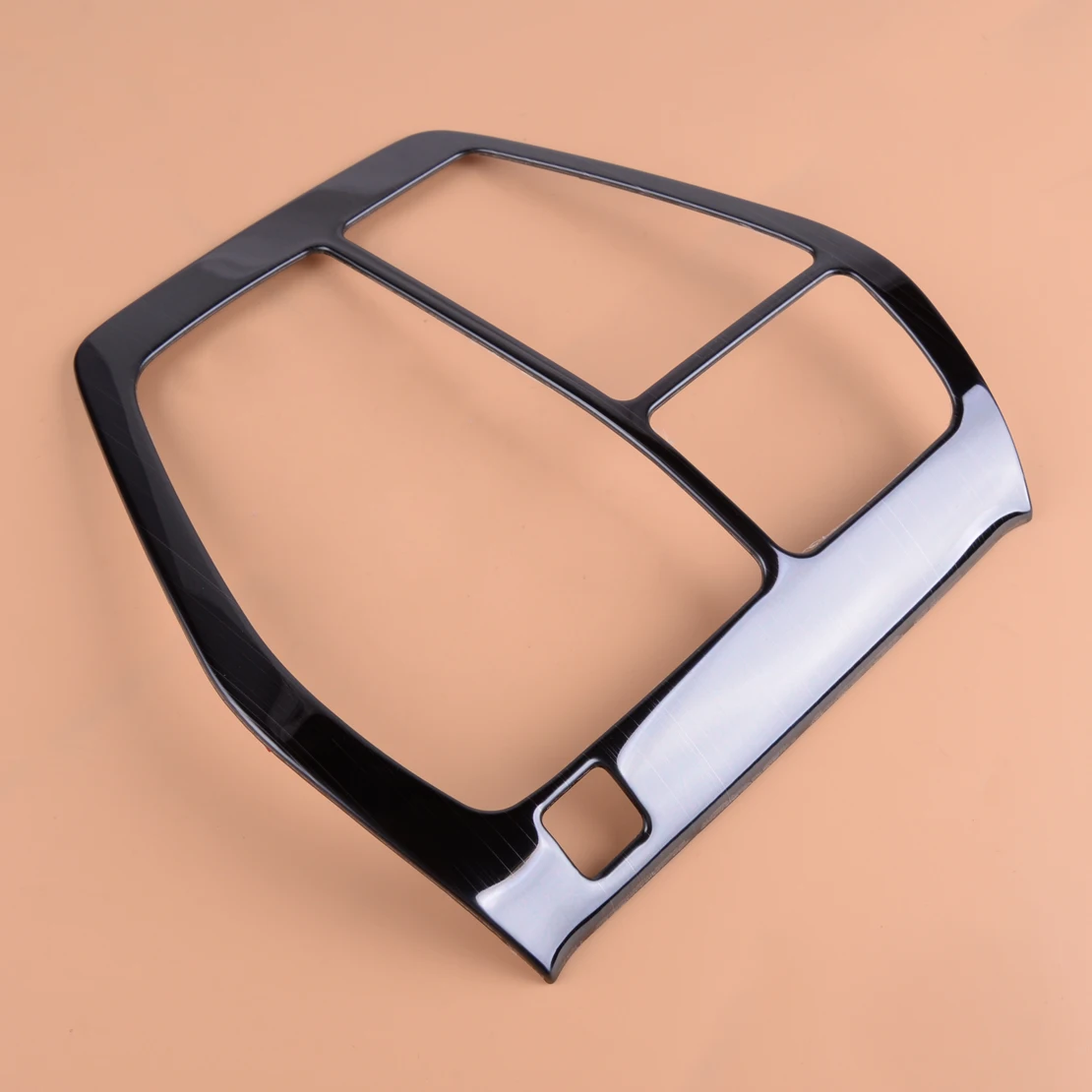 

CITALL черная Автомобильная консоль из нержавеющей стали панельная Накладка для коробки передач отделка украшение подходит для Toyota RAV4 2019 2020