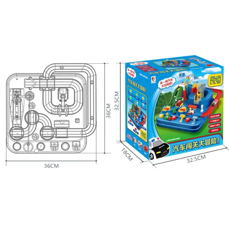 

Smart Wheels Park and Learn Deluxe Garage Mini Pull Back Car Toys New Concept Car Big Adventure Track Toy for Kids Toddlers Boys