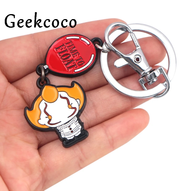 

Ghost horror movie punk Key Holder Enamel Metal Pendant Car Keychain For Key Rings Gifts J0836