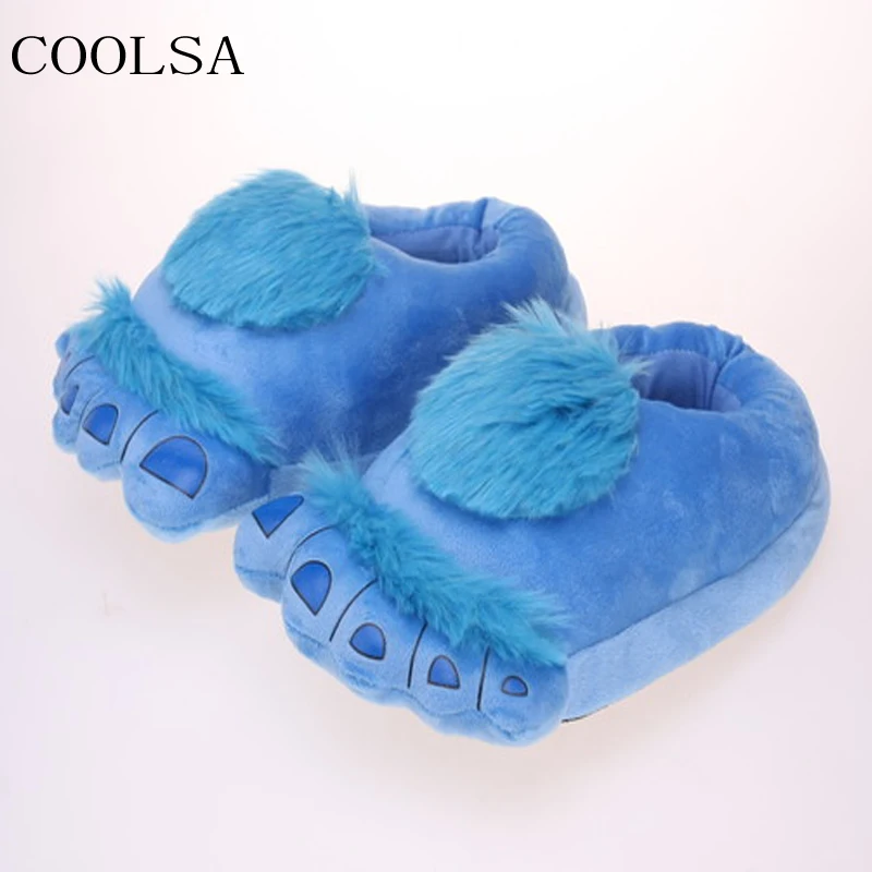 Мужские зимние хлопковые шлепанцы теплые меховые тапочки сланцы Симпатичные