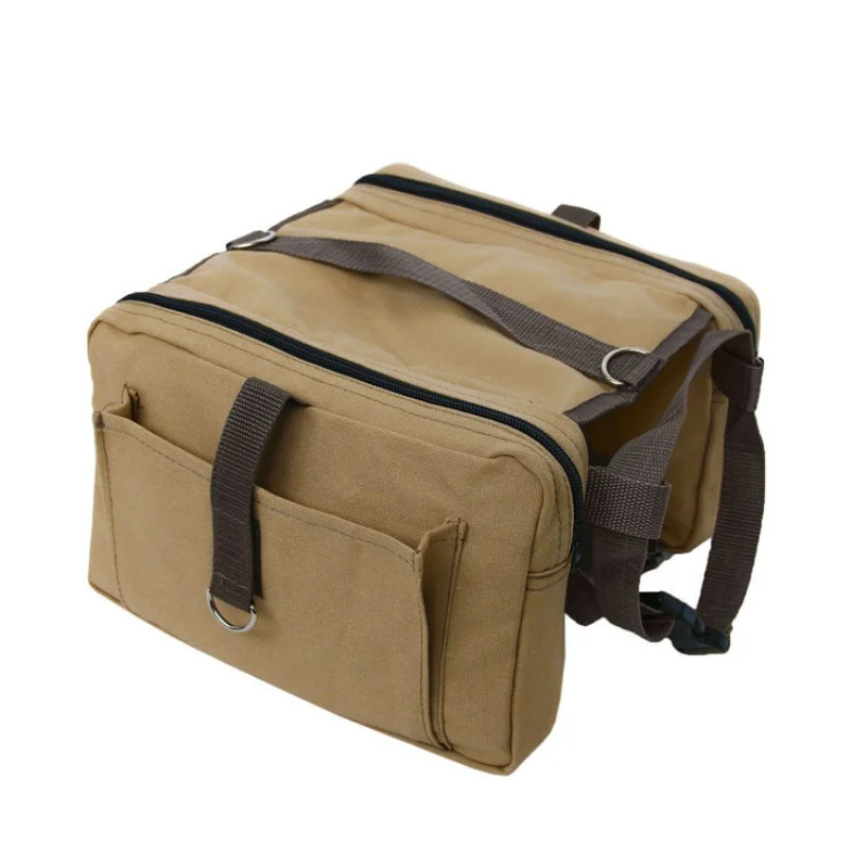 Сверхлегкий хлопковый рюкзак для домашних животных походный сумка седло средних