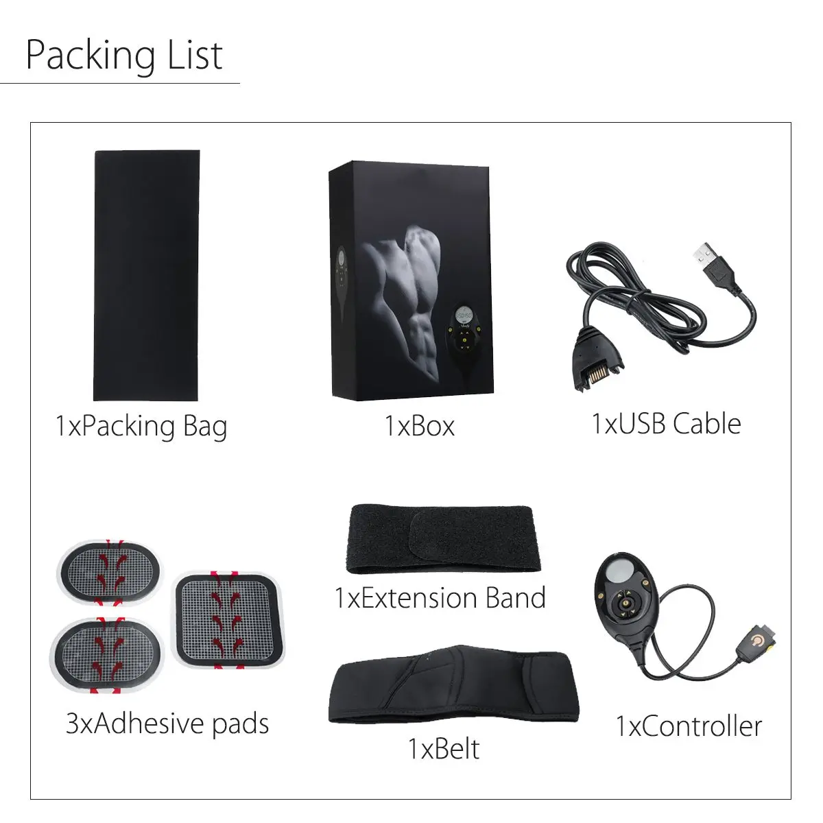 

EMS Electric Slimming Belt Abdominal Muscle Trainer Vibration Fitness Massager Electrical Stimulator Abdominal Muscle Sticker
