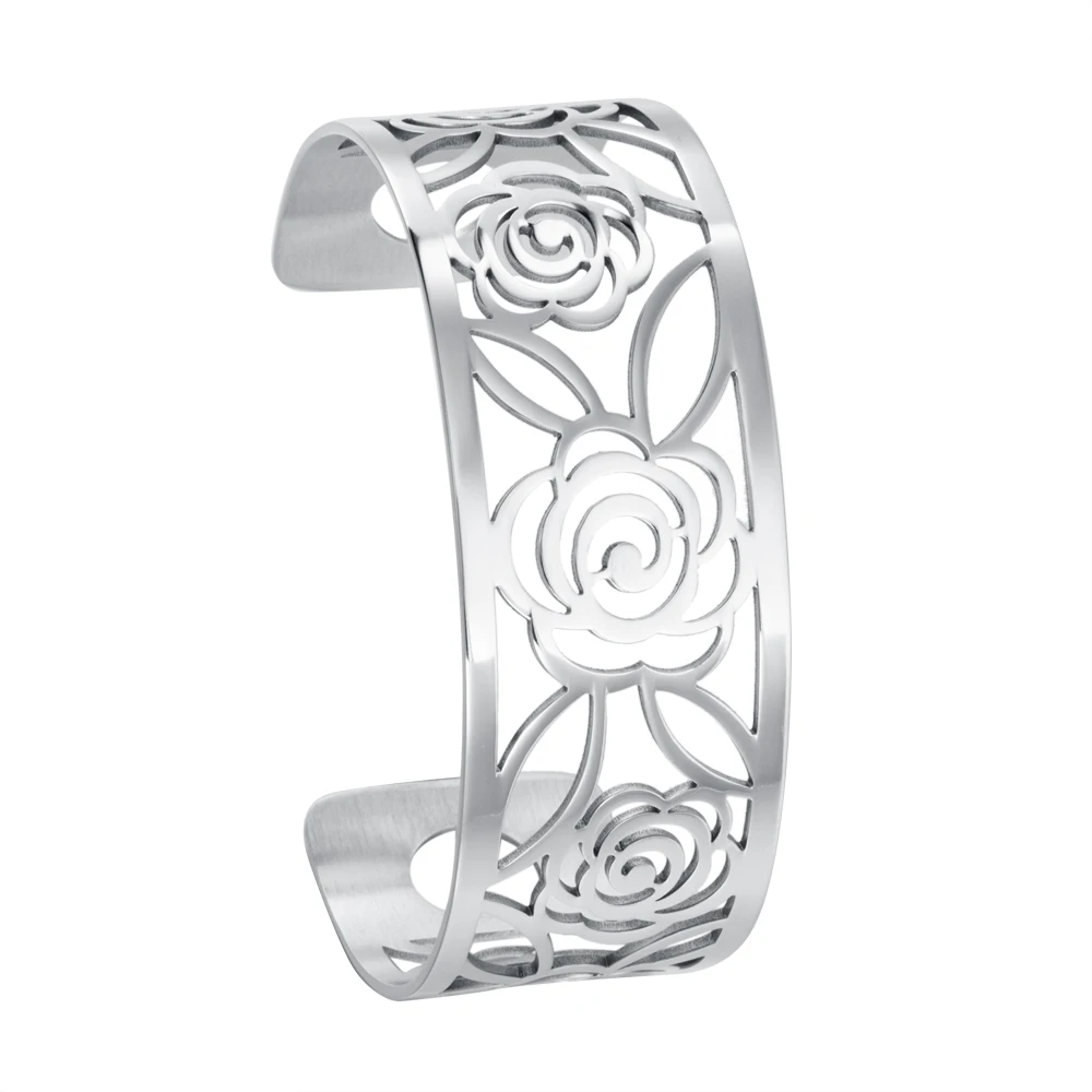 1 Legenstar браслет маншетт Femme Bijoux acier inoxydable Нержавеющая Сталь Ювелирные изделия подходят Сменные кожаные браслеты - Окраска металла: 1