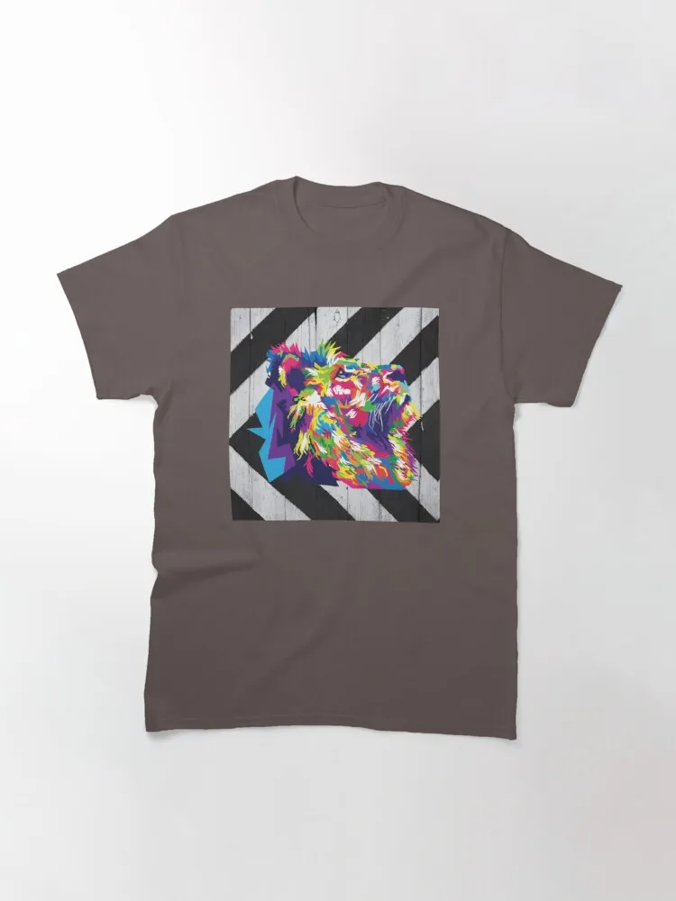 

Tops T Shirt Women Lion Black and White Classic T-Shirt