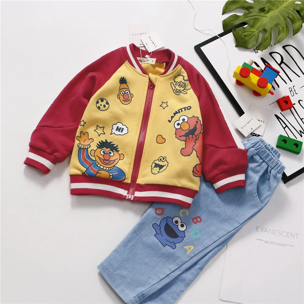 Tonytaobaby/Новая Осенняя детская одежда пальто с героями мультфильмов рубашка на молнии куртка для маленьких мальчиков куртка для маленьких девочек