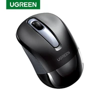 ugreen mouse wireless ergonomic shape silent click 2400 dpi for macbook tablet computer laptop pc mice quiet 2 4g wireless mouse