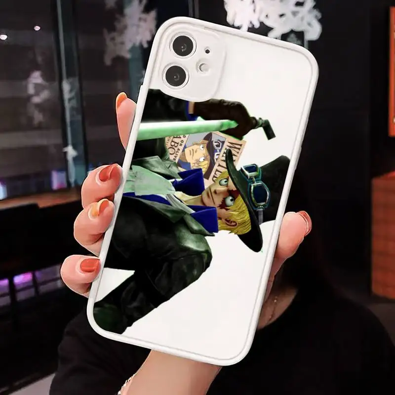 

Anime One Piece Luffy Character Wanted Phone Case matte transparent For iphone 7 8 11 12 plus mini x xs xr pro max cover