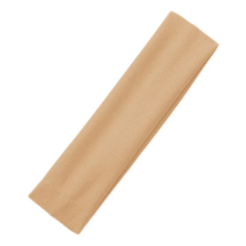 Elastic Absorbing Sweat Yoga Headband Candy Color Hairband Sports Solid Headdress Wash Makeup Headwear Accessories |