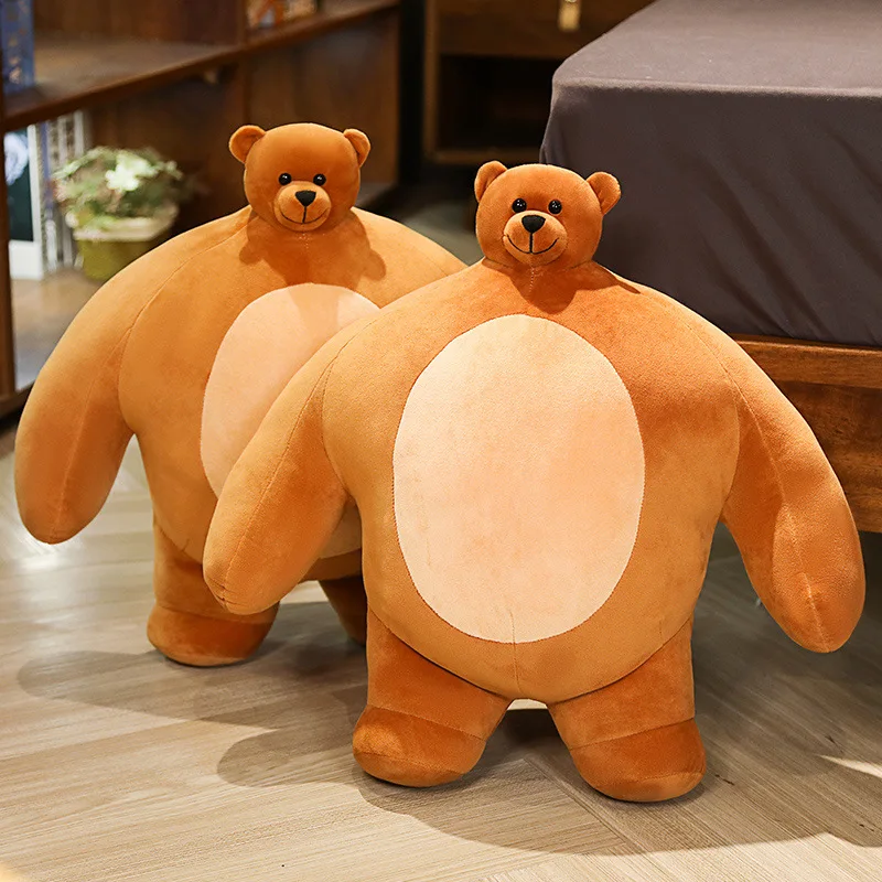 

Free ship bear doll muscle male doll bear small head bear plush toys for girls birthday christmas gifts stuffed animals soft toy