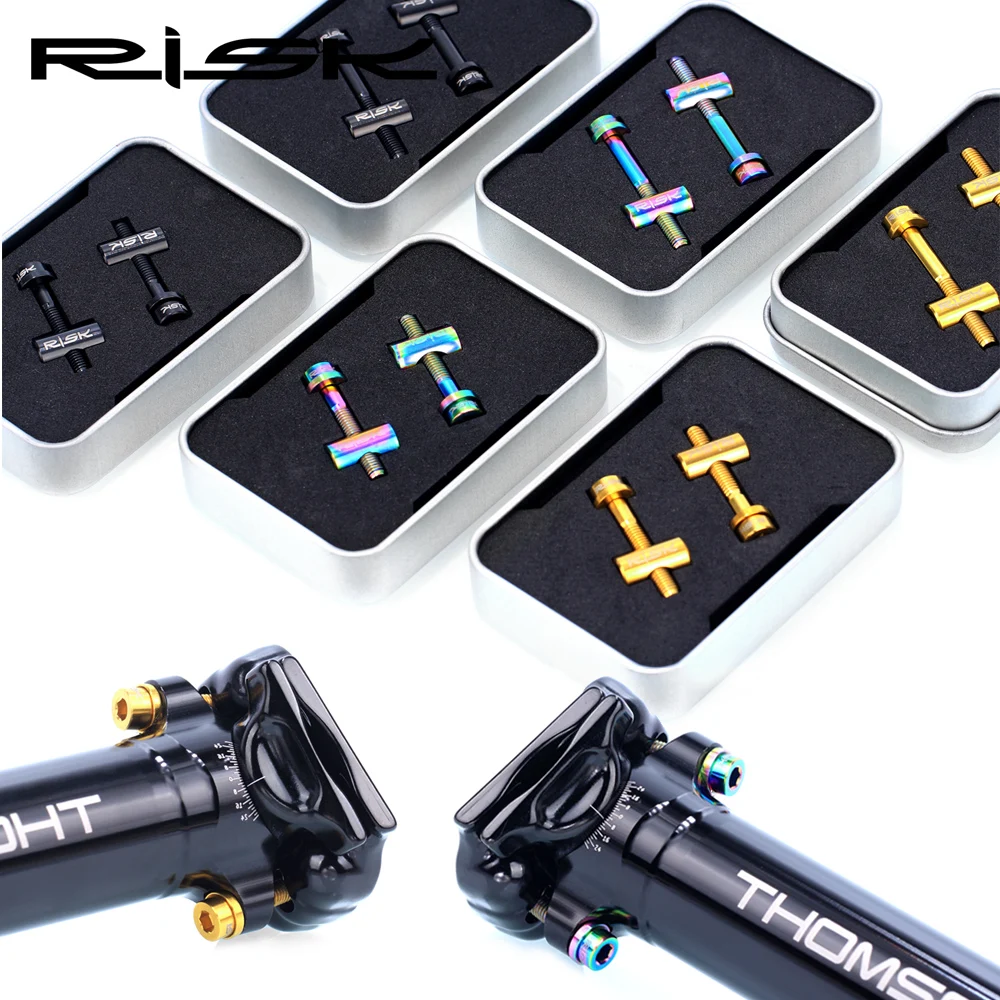 Опасности 2 шт./компл. горный велосипед BMX велосипедная подседельная труба M5x30/40