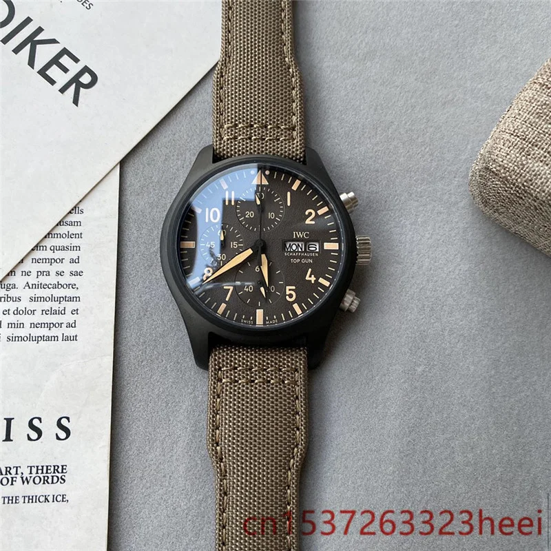 

IWC watch men's skeleton automatic mechanical AAA watch gold skeleton retro men's women watch quartz watch