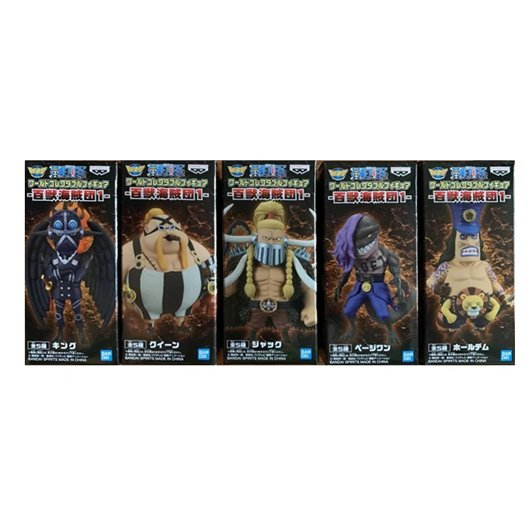 

Bandai One Piece Babanuki Kaido Hawkins Speed X Drake Holdem King Queen Jakku Pageone Beasts Pirates WCF Anime Model Toys 7-13CM