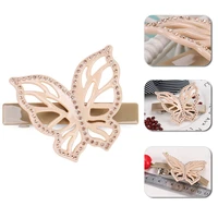 hollow hair barrette butterfly and rhinestone hair accessories best selling perfect gift hair barrette acetate hair clips