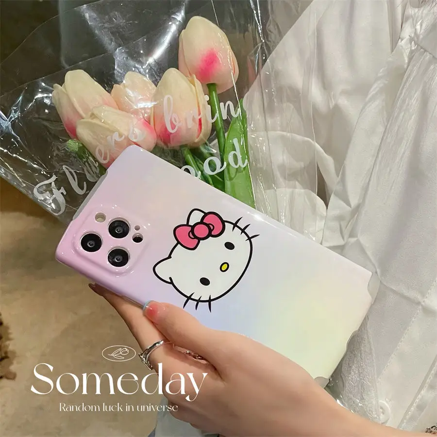 hello kitty case for iphone 6s78pxxrxsxsmax1112pro12mini phone blu ray soft case case cover free global shipping