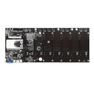 btc t37 mining motherboard 8 video card slot ddr3 memory main board integrated bitcoin mining safe power supply board low power free global shipping