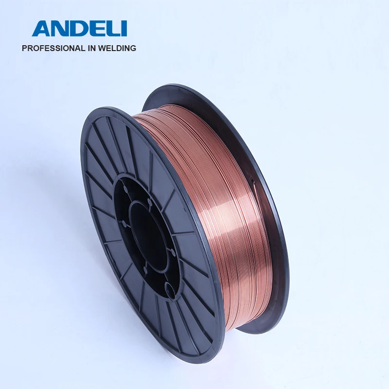 Углеродистая сталь ANDELI 0 8/1 мм 1 кг газовая экранированная сварочная проволока