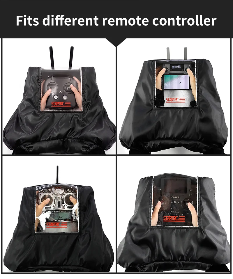 Winter Warm Glove Cold Air Shield Hood Hand Warmer Gloves Anti-Wind Warmers Outdoor Protection for DJI Drone FPV RC AT10II AT9S