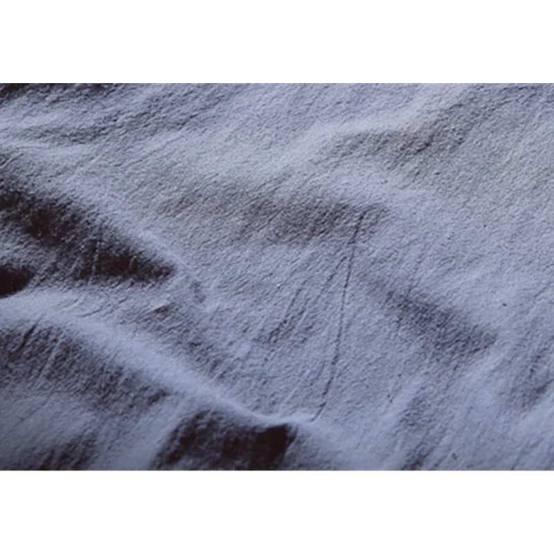 

BOLUBAO Summer New T-Shirts Men Chinese Style Simple Solid Color Cotton Linen Basic Harajuku Brand T-Shirts Male