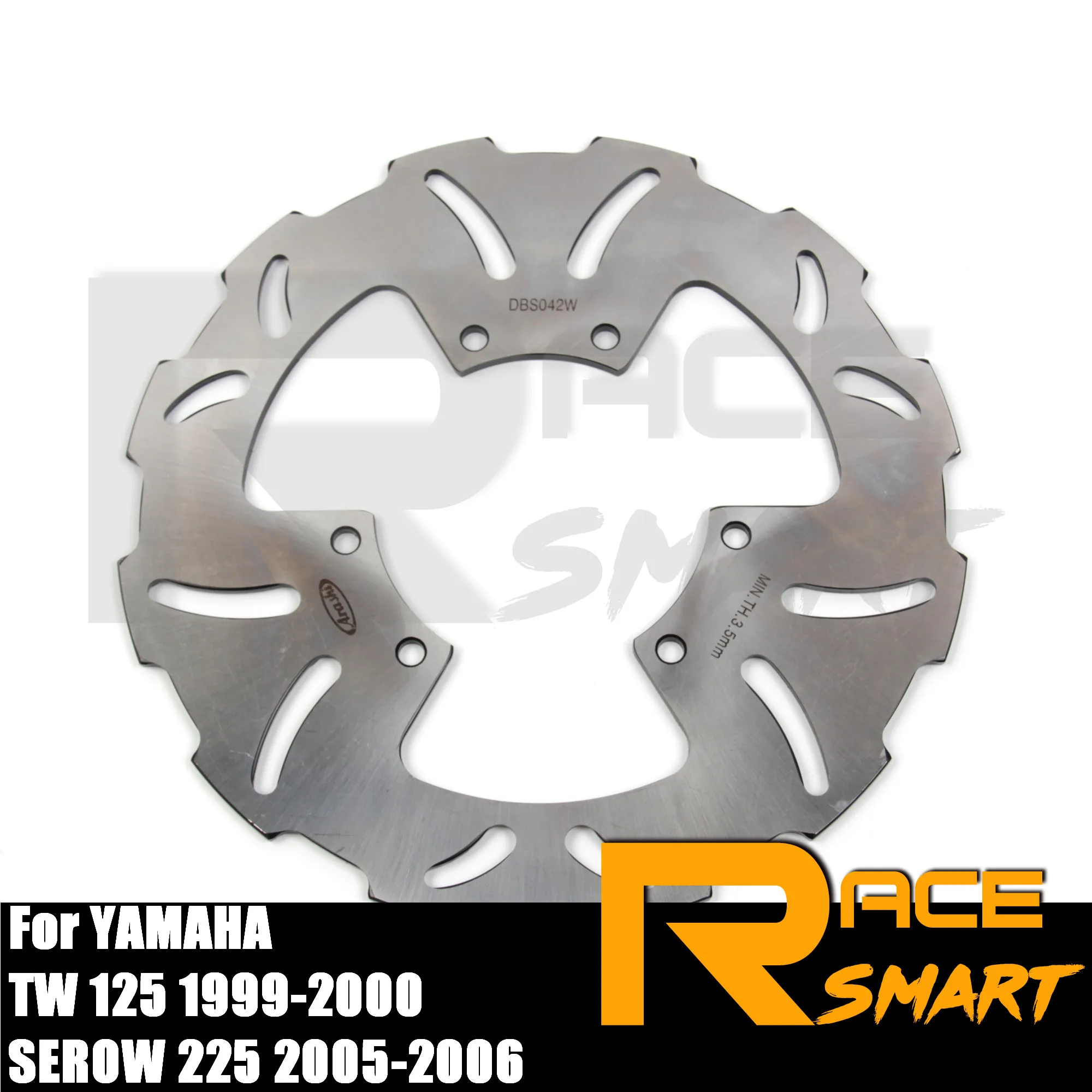 Motorcycle CNC Front Brake Disks Discs Stainless Steel Rotor For YAMAHA TW 125 1999 2000 SEROW 225 2005 2006 TW-125 TW125 | Автомобили и