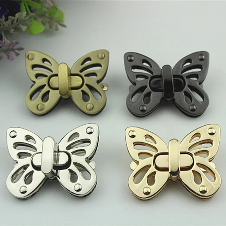 50x35 мм Женский замок для сумки врезной металлический поворотный защелка пряжки