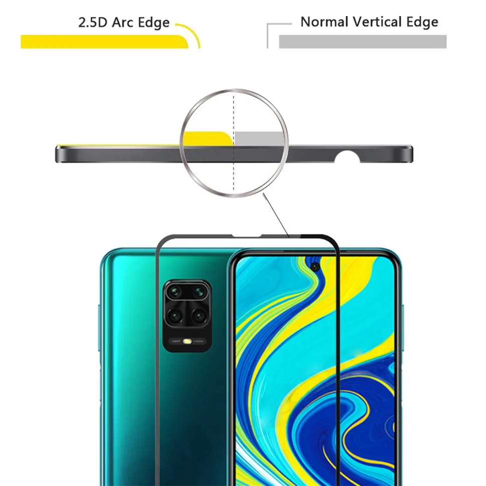 Защитная пленка из закаленного стекла для Xiaomi Redmi Note 9 pro max 8 8A 8T | Мобильные