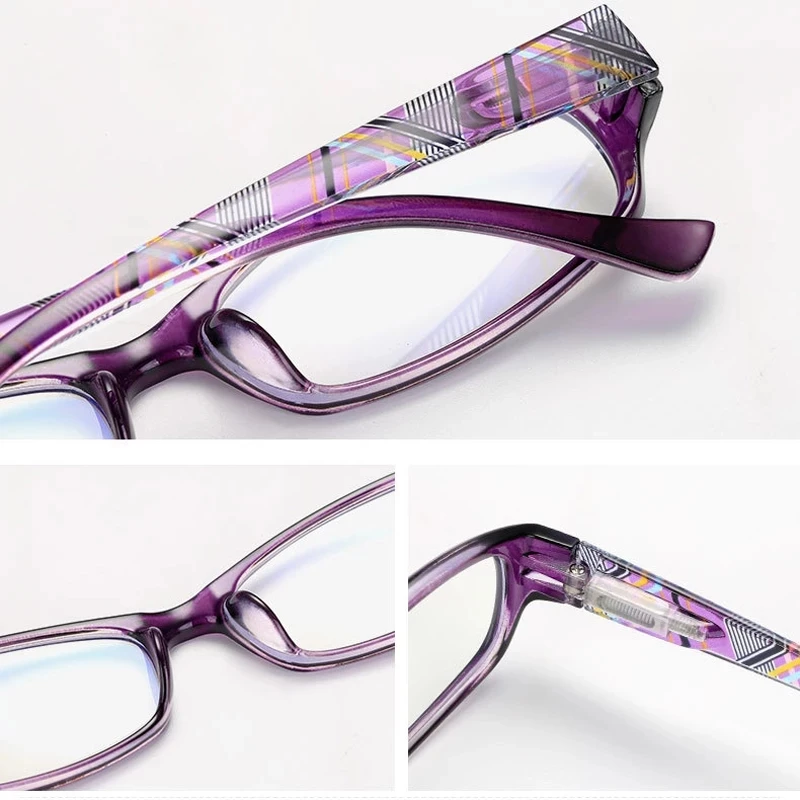 Мужские и женские тонкие очки для чтения VCKA с плоским верхом карманом легкие