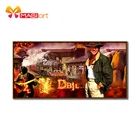 вышивка крестом наборы рукоделие наборы для рукоделия 11CT водорастворимые холщовые узоры 14CT американский стиль Западный cowboy-NCMS015